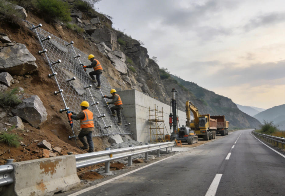 濠江公路道路护坡